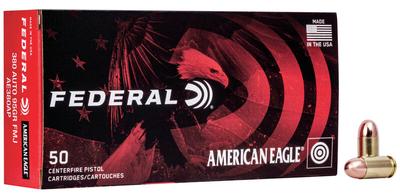 American Eagle Handgun 380 Auto 95 Grain FMJ 50rd Box