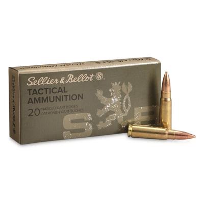 Sellier & Bellot 124gr 7.62x39 Brass Case FMJ 20rd Box