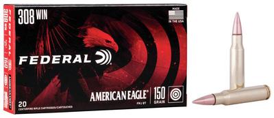 Federal American Eagle 150gr .308Win FMJ 20rd Box